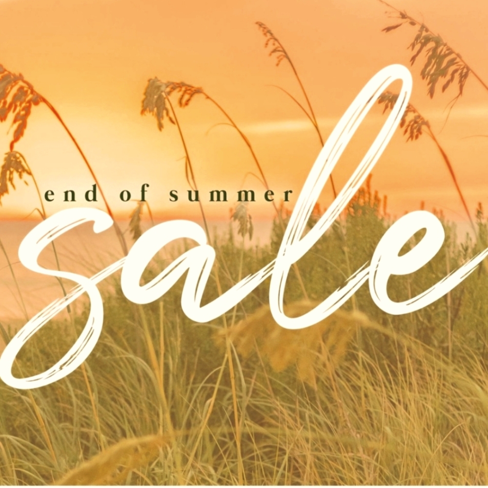 End of Summer Sale!